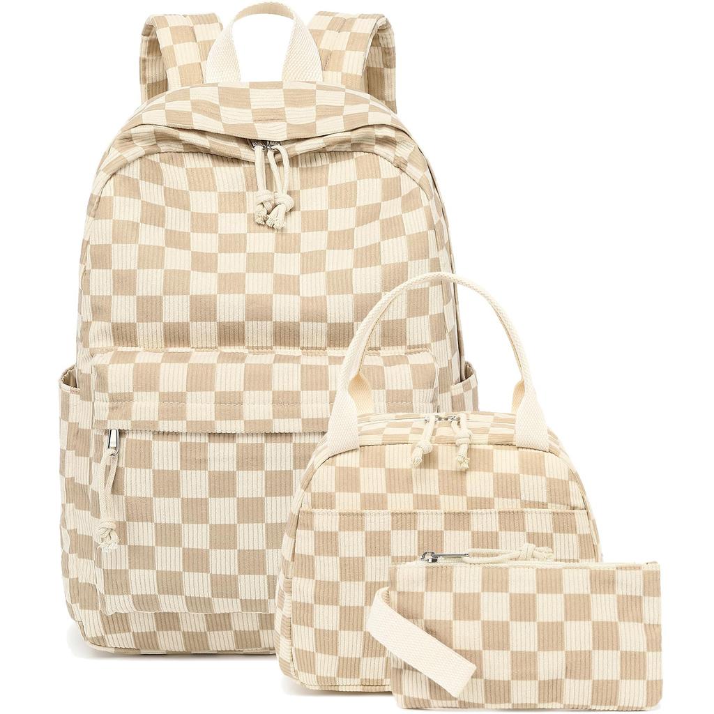 Three-Piece Backpack Wind Academy Wind High School Primary School Student Schoolbag Lightweight Backpack Female