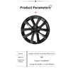 4 STKS Velgdoppen Ontwerp voor Tesla Model 3 Volledige Velgkap 2023 18 Inch Arachnid Wielkap Performance Vervanging Auto Accessoires