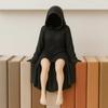 Illustration Girl Anime Figure Gothic Black Robed Girl Figure Mysterious Statue Queen Figurine Ornament Ghost Sculpture Boy Gift