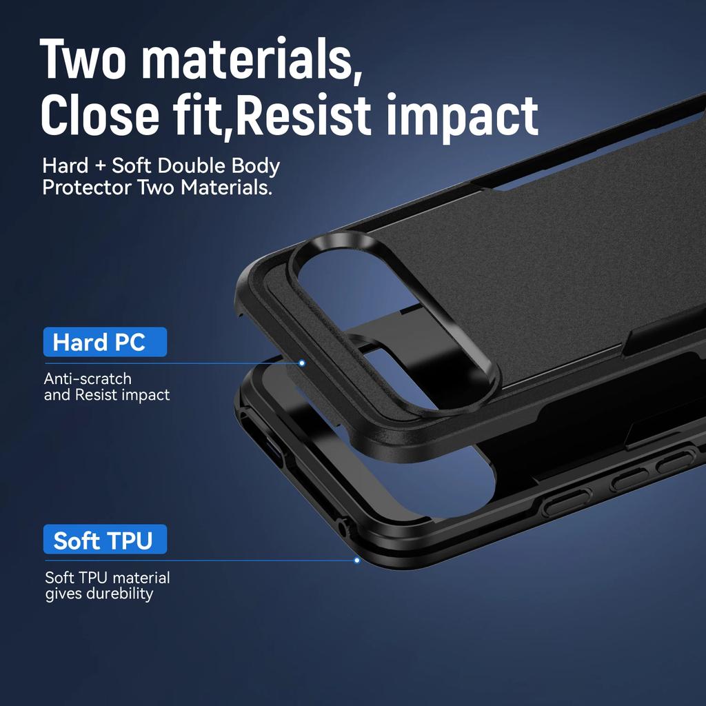 For Google Pixel 9 Pro XL 5G Case Armor Shockproof Cover For Google Pixel 9 8 7 6 Pro 8A 7A Heavy Duty Rugged Lens Protect Coque