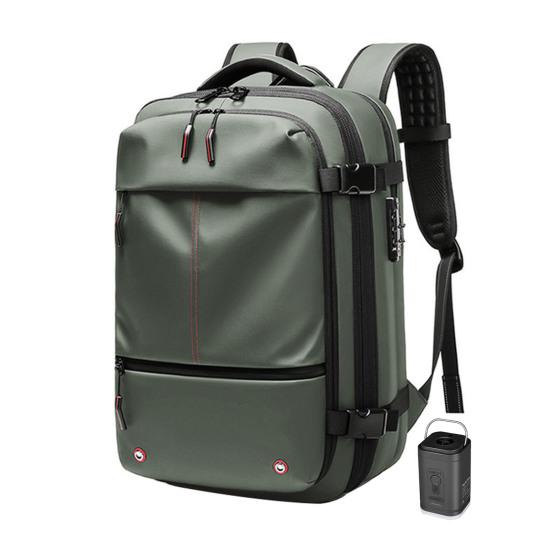 60L Vacpack Backpack Waterproof Anti-Theft Air Vacuum Compression Travel Backpack with Electric