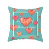 Gift for Mom Happy Mothers' Day Festive Decor Cushion Cover Heart Letters Printed Pillow Cover Seat Car Bedside Decor Pillowcase