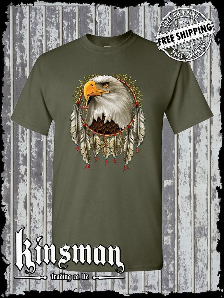 Eagle Dreamcatcher T-Shirt / Native American Pride Indian Feathers