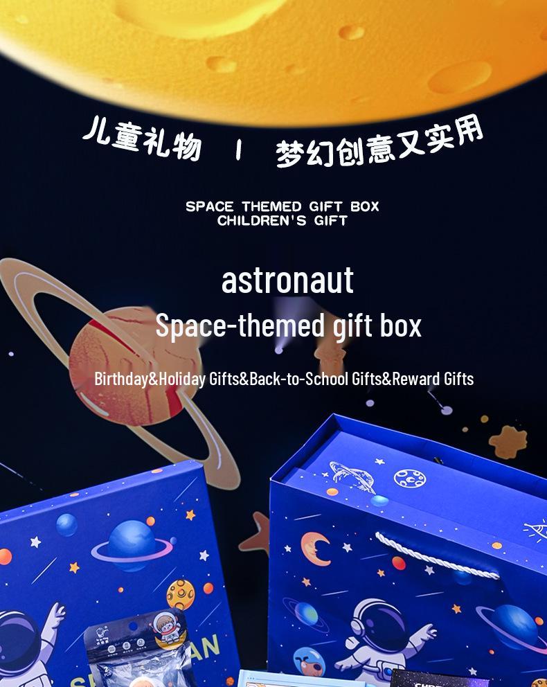 Kindertag Astronauten-Schreibwaren-Geschenkbox für 10-jährige Jungen - Überraschungs-Geburtstags- & Einschulungsgeschenk