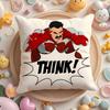 I-Invincible O-Omni Man Cushion Cover Home & Car Multi-Scene Pillow Cover - Reversible, Soft & Durable for Daily Use