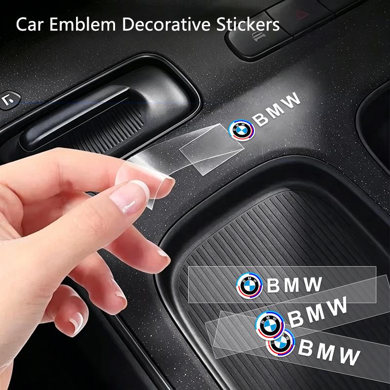 5/10PCS Autocollant Intérieur de Voiture Pour BMW M Autocollant Badge Créatif Étanche F10 F20 E83 E90 E92 E93 X1 X5 X6 F30 G03 E43 E53 E63 E84 jbvr38