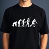 Evolution To Sports T-shirt Funny Sportsman Graphic Gift Top Men's Unisex Tee