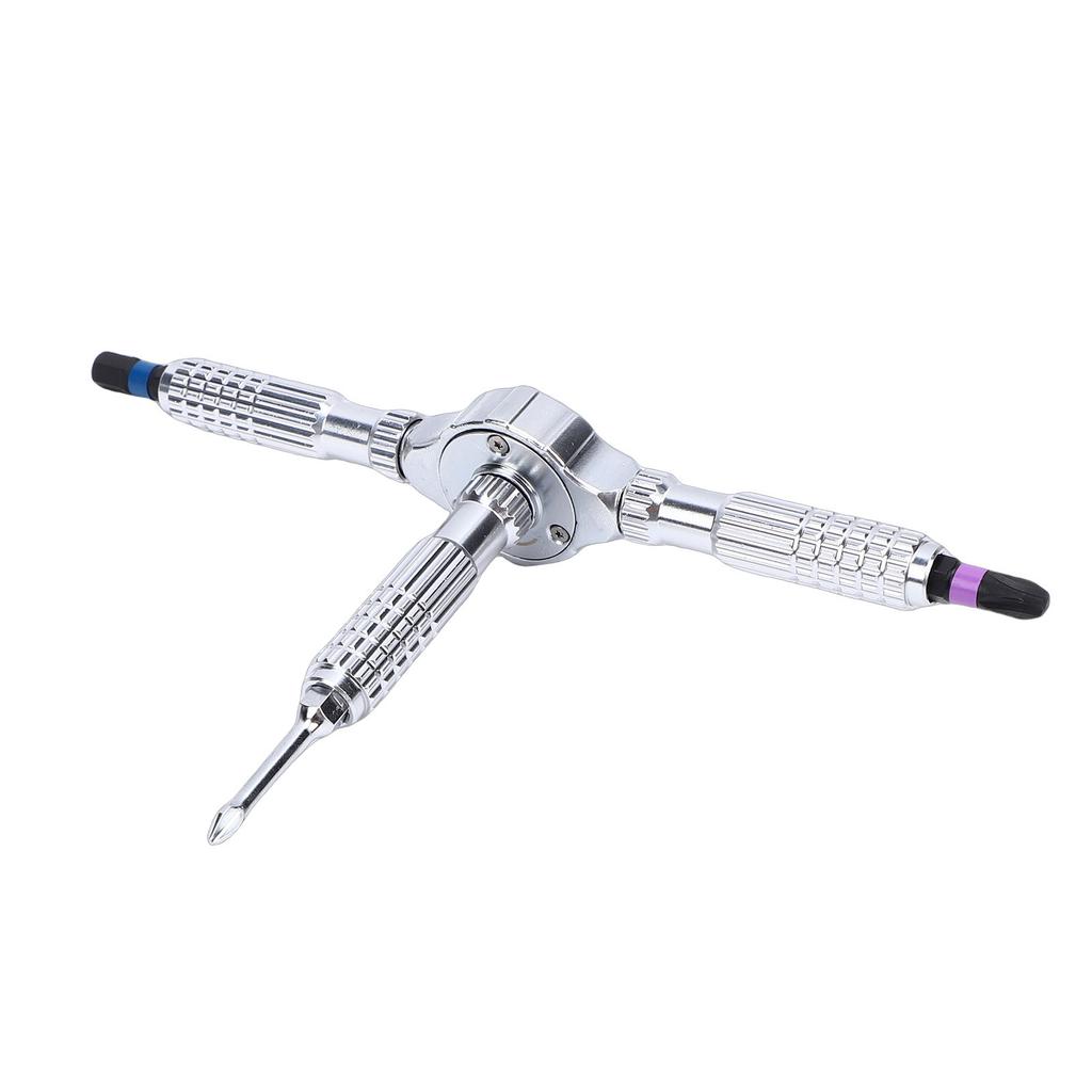 40 In 1 Screwdriver Set S2 Tool Steel Bits and 58 Teeth Ratchet Driver Detachable Handle for Furniture Electronics