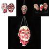 Halloween Simulation Horror Zombie Skull Head Props For Spooky Scene Decor