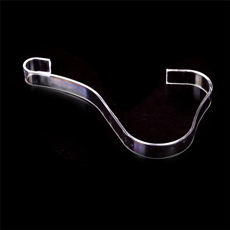 4Pcs Women Clear Acrylic Plastic Sandal Lady Shoes Display Stand Inserts Holders
