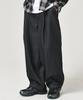 GOSTREET Wide Dart Denim Pants Black