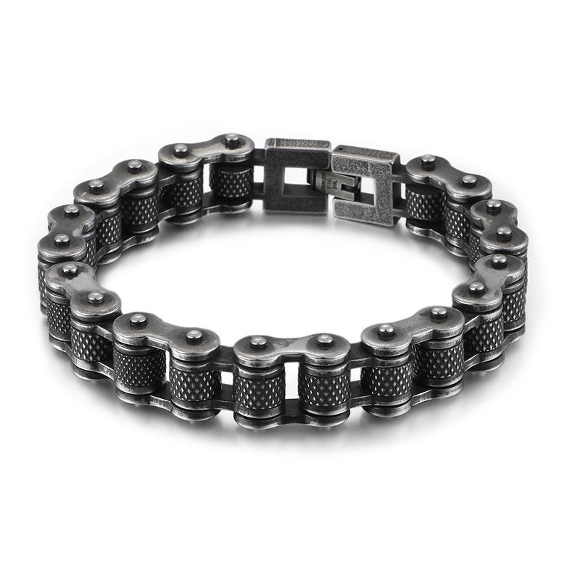 European And American Bicycle Bracelet Titanium Steel Personalized Men 'S Locomotive Chain Tide Men 'S Accessories