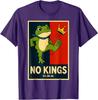 No Kings March 28 2026 Retro Funny Frog T-Shirt Unisex T-Shirt