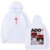 Sweatshirts à capuche en édition limitée Ado Hibana World Tour Hommes Femmes Mode Sweatshirts à capuche Musique Pop Streetwear Style Japonais Sweatshirts à capuche