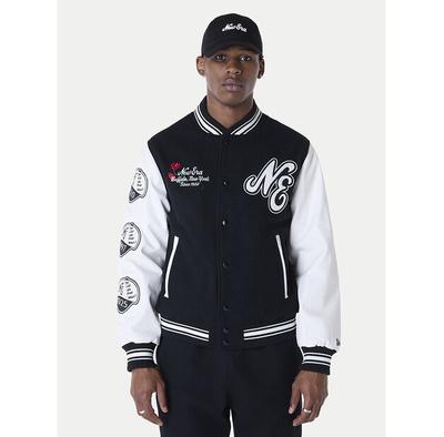 New Era Essential Black Varsity Jacket