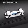 Car Zinc Alloy H61 Storage Hooks Interior Organize Tools Accessories For Ford ST Line Focus Mustang Fiesta Puma Ranger Kuga MK7 MAX