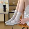 Ronya See-Through Long Knee Socks Spring Summer Shoes Stockings Socks