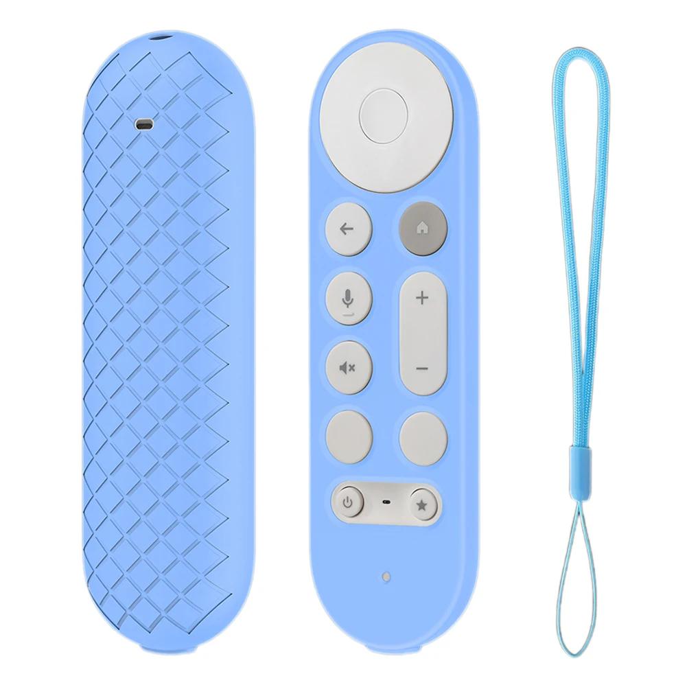 Silikon Fernbedienungshülle Rutschfest Schutzhülle für Controller Skin TV Fernbedienungshülle Fernbedienungshülle für Google TV Streamer 4K