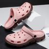 Couples Beach Hole Shoes Men's Women Clogs Lightweight Outdoor Antiskid Slippers Soft Sole EVA Slippers Street Sandals Footwear