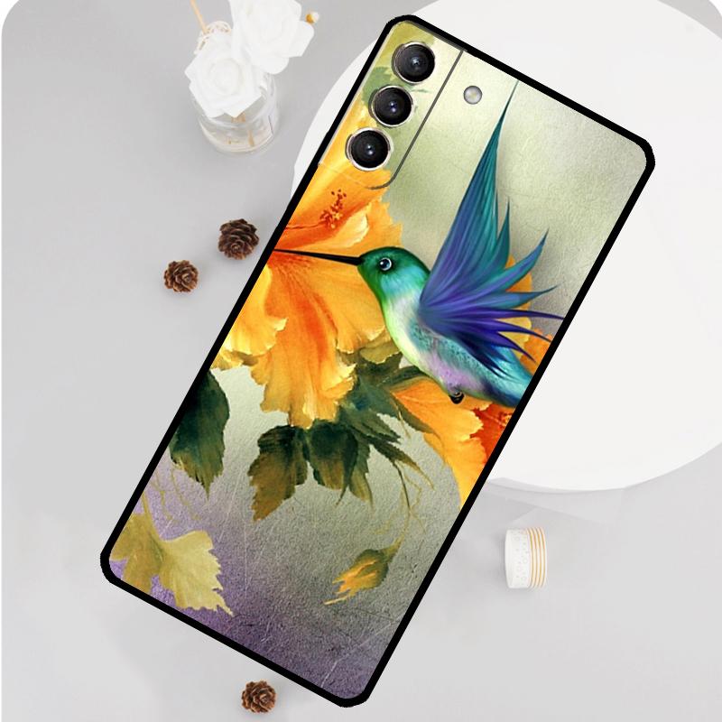 Hummingbird Phone Case For Samsung Galaxy S24 S26 Ultra S20 S21 S22 S23 S25 Plus S10 S25 FE Funda Cover