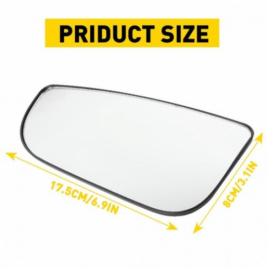 Exterior Mirror Glass Pair LH & RH Power Sides for Dodge Ram 1500 2500