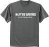 Funny T-shirt Mens Graphic Tees Funny Saying Gifts for Men Dad Jokes Unisex T-Shirt