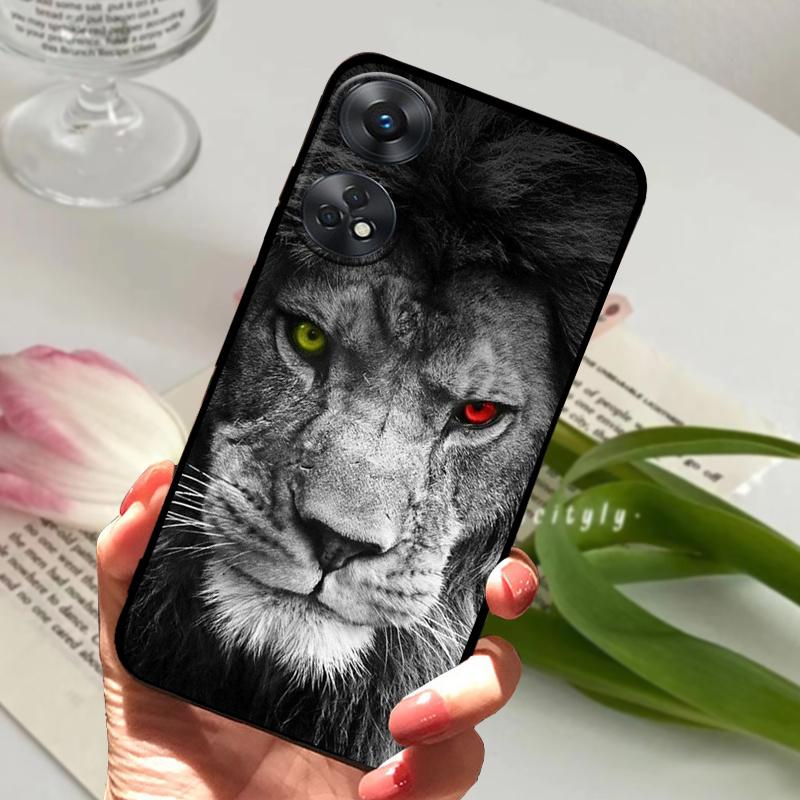 For Oppo Reno8 T 4G 5G Case Reno8T 8T Cool Fashion Soft Silicone TPU Phone Cover For OPPO Reno8 4G 5G Shockproof Bumper Fundas