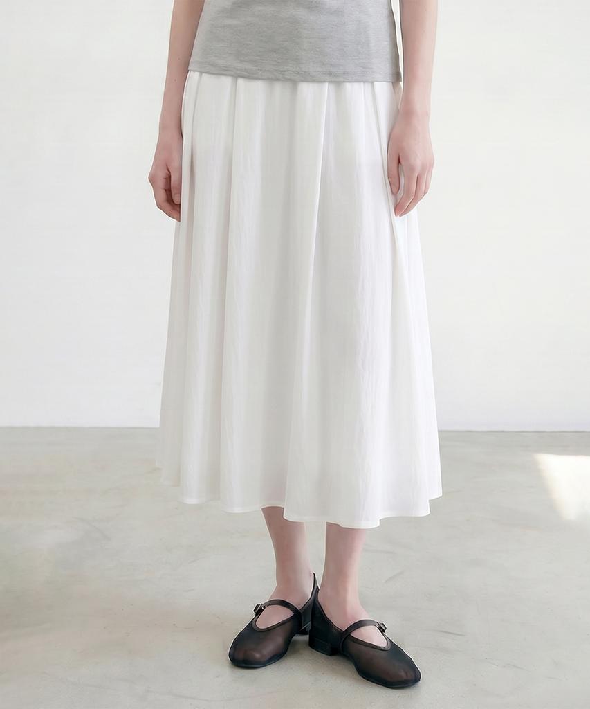 Lugkaeseuteu Julia Pleated Skirt / Julia Pleats Skirt_2Colors
