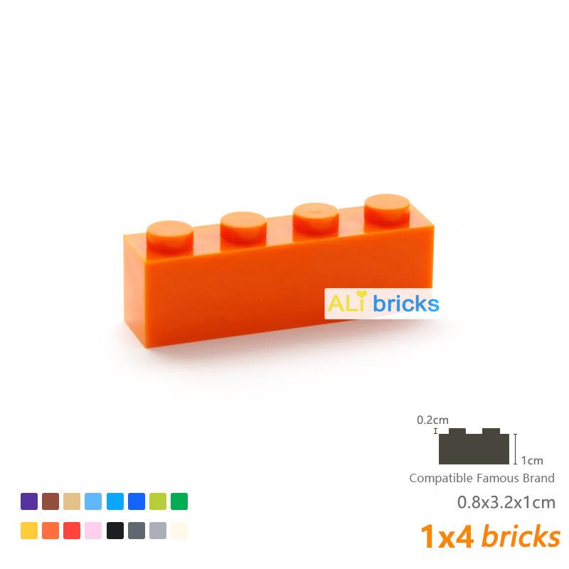 300pcs 3010 1x4 Base Brick Cube MOC Classic Building Blocks Parts DIY City Designer Accessories Assembles Particles