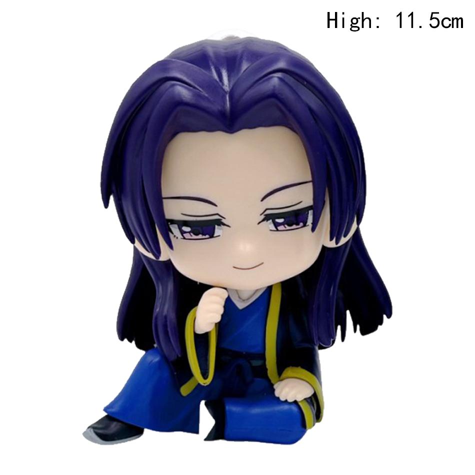 12cm Q Version The Apothecary Diaries Maomao Jinshi Mini Figure Anime Periphery Kawaii Sitting Toys Desktop Ornaments Model Gift