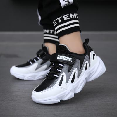 Barn Sneakers Vardagsskor för Pojkar Läder Bekväma Hög Kvalitet Löpning Sport Barn Flickor Flats Mode
