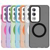 Voor OPPO A80 5G Hoesje Magsafe Draadloos Opladen Cover OPPO A80 5G Hoesje Funda Schokbestendig Mat TPU Telefoon Bumper Voor OPPO A80 5G