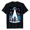 Camiseta Fantasy Space Kitten Lover Con Lindo Gato Con Memes