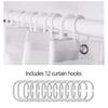 Distorted Tree-shaped Design Washable Dirt-Resistant Shower Curtain Shower Head Waterproof Polyester Bath Curtain For Home Decor