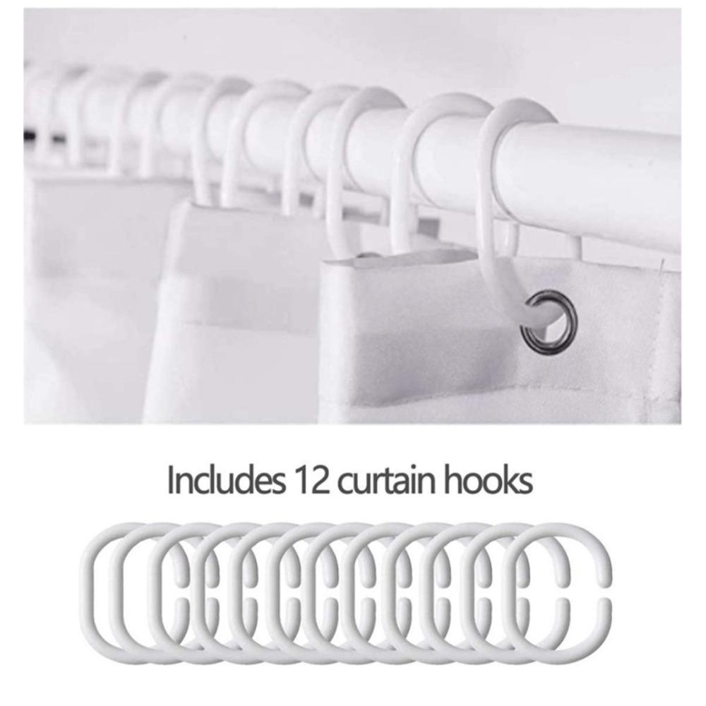 Distorted Tree-shaped Design Washable Dirt-Resistant Shower Curtain Shower Head Waterproof Polyester Bath Curtain For Home Decor