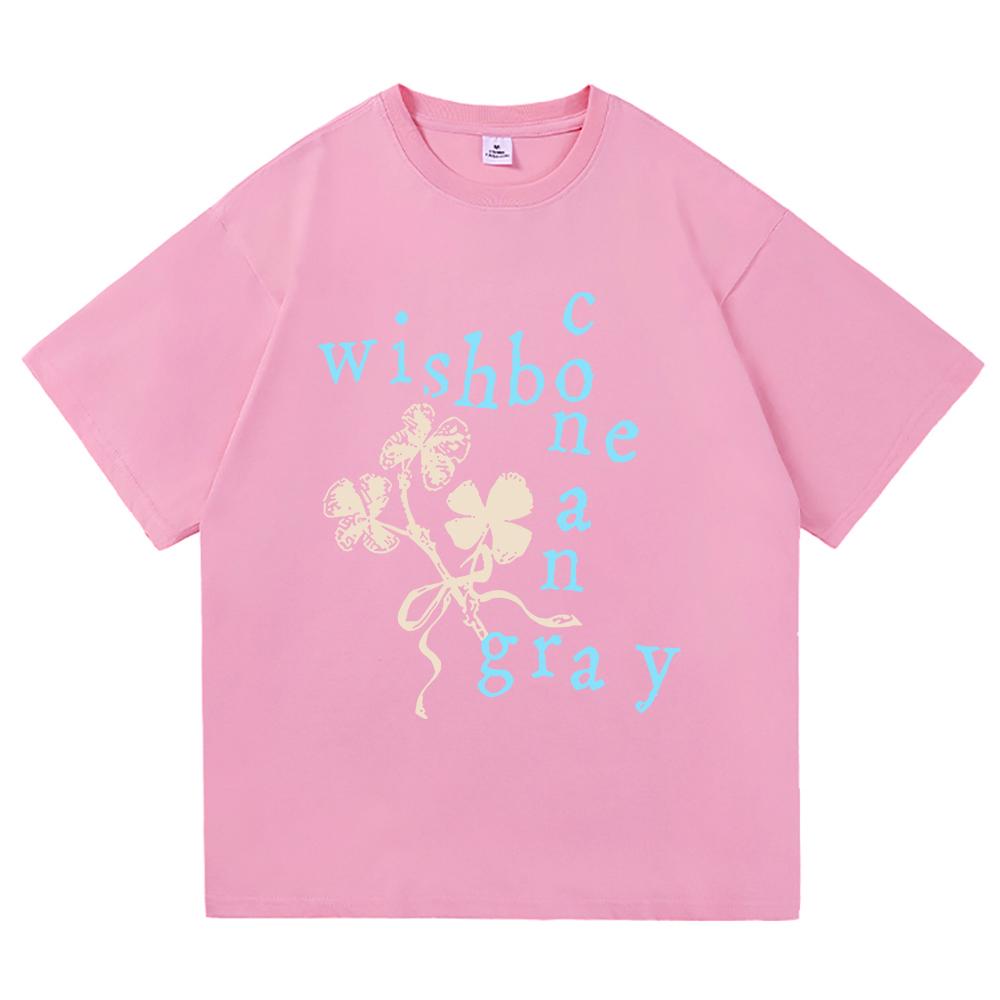 Lucky Charm Collage TShirt Wishbone Album Conan Gray Kid Krow 2026 UnisexWomen Clothing Harajuku High Quality Tops TShirts