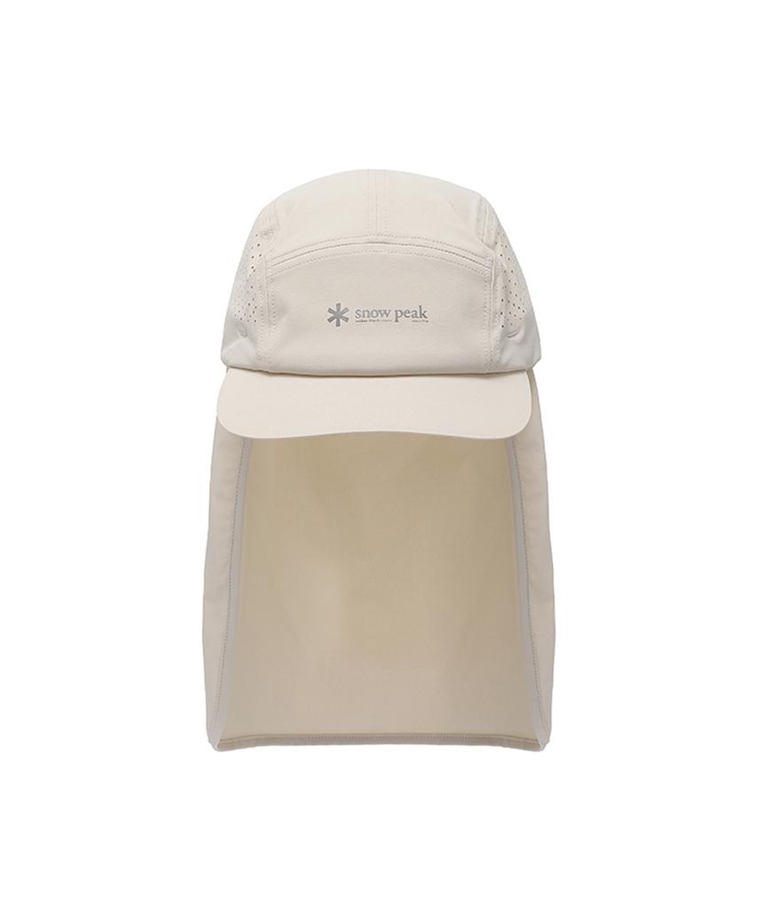 SNOWPEAK APPAREL Cooling Sunshade Camp Cap (S25Mufcc75) Cream Beige