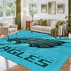 Philadelphia Eagles Design Crystal Velvet Rug Soft Decorative Mat for Bedroom Entrance