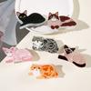 Women Hair Clip Cartoon Cat Dog Shape Hair Claw Anti-slip Teeth Large Size