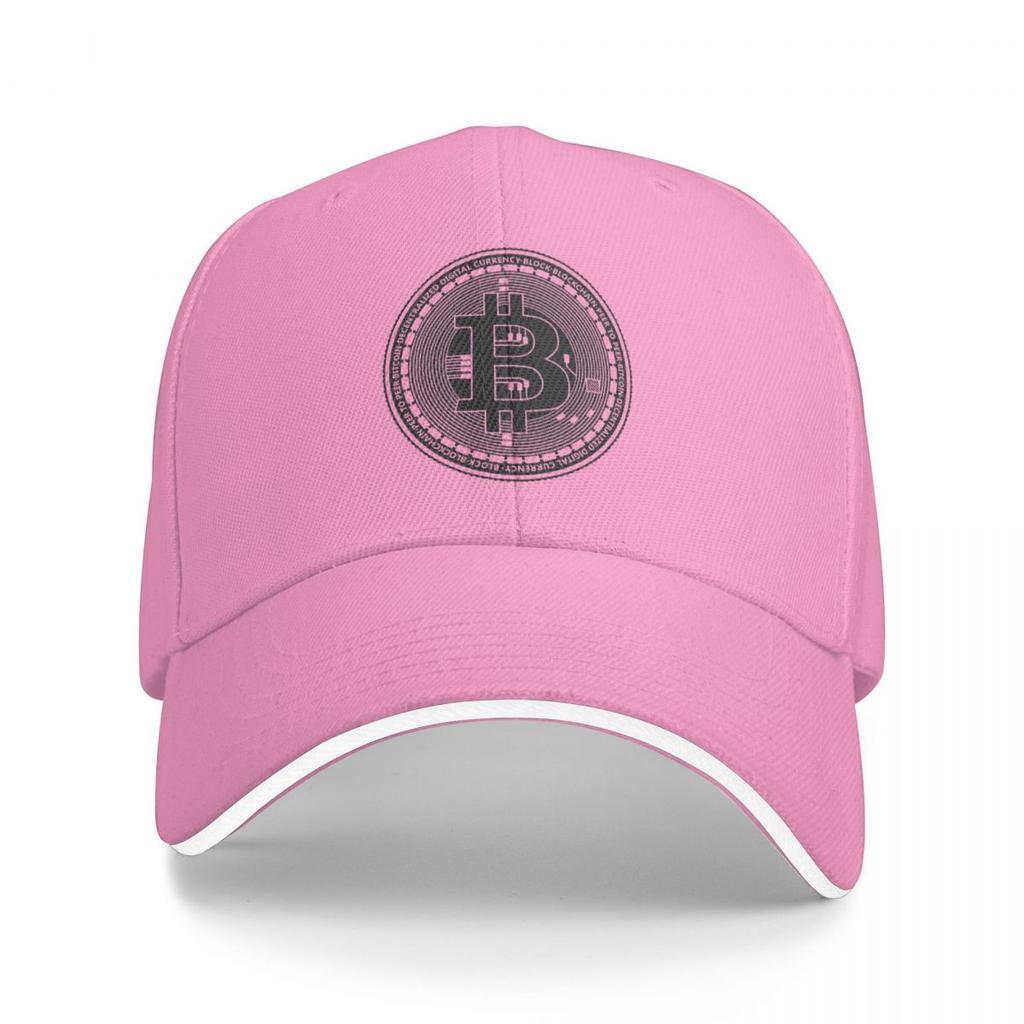 Unisex baseballimütsid Bitcoin ikoon Krüptovaluuta kunst Välis tänavarõivad Suvised spordimütsid Hip-hop müts Casquette mütsid