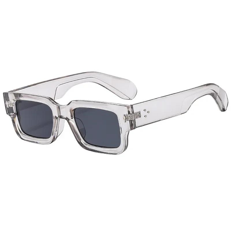 Vintage Square Sunglasses Men Women Fashion Brand Designer Sun Glasses Male Female Retro Style Shades Mirror Oculos De Sol