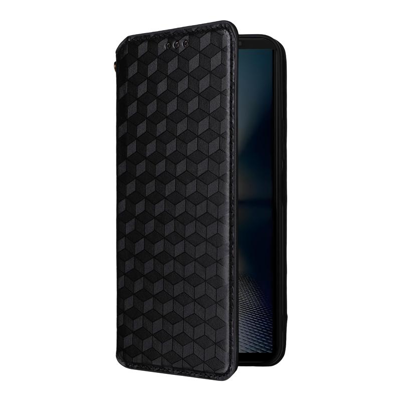 For Oukitel C65 Pro C65 Stereoscopic Lines Flip Wallet Skin PU Case Purse Oukitel C61 C61 Pro C60 C60 Pro 3D Magnetic Phone Cove