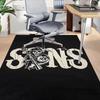 1pc Sons of Anarchy themed Office Carpet Chair Mats - durable polyester rug for home theater, office, dorm room decor - tA48