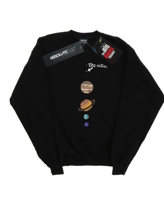 The Big Bang Theory Mens You Are Here Sweatshirt