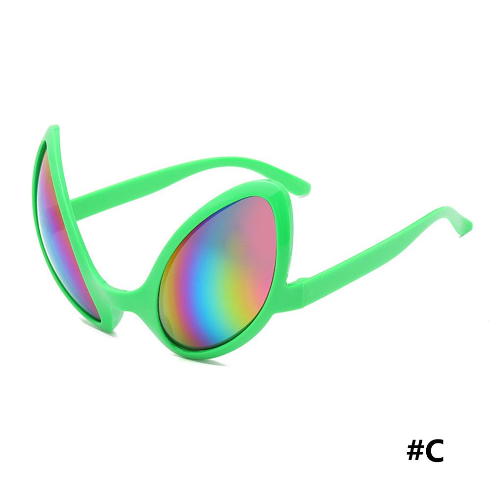 Alien Party Spectacles Funny Sunglasses ET Sunglasses Holiday Dance Aliens Costume Alternative Shapes Rainbow Lenses Party Supplies
