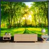 Slaapkamer Decor Esthetisch Wandkleed Natuurlandschap Bos Huisdecoratie Esthetische Woonkamer Achtergrond Decor Wanddecoratie Schouw Tafel