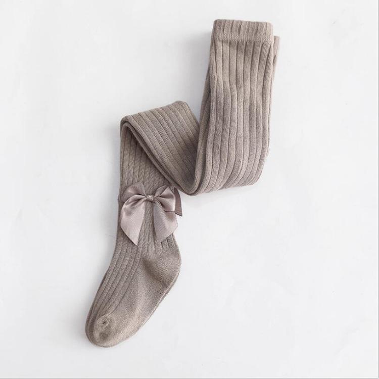 Girl Winter Bowknot Tights Cotton Baby Pantyhose Spring Autumn Rabbit Baby Socks Baby Pantyhose Children's Pants Leg Warmers