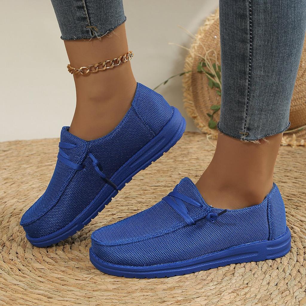Women's Wide Width Slip-On Flats, Easy-On Casual Loafers, Non-Slip Comfort Shoes for Women