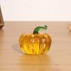 Figurine de fruits en faux cristal, verre transparent, fraise, ananas, kaki, citron, banane, Sculpture, presse-papier, décoration de bureau, ornement