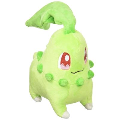 Pokémon COLECCIÓN ALL STAR Chikorita (S) Juguete de Peluche, Altura 18 cm